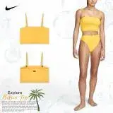在飛比找遠傳friDay購物優惠-Nike 比基尼 Explore Bikini 亮黃 背心 