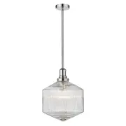Jefferson Large Pendant, Clear Chrome