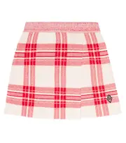 [The Animals Observatory] The Animals Observatory Lynx checked cotton skirt Y 3 multicoloured