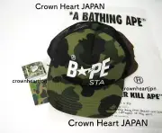 A Bathing Ape Men's 1ST CAMO BAPE STA MESH CAP Green Auth from BAPE JP