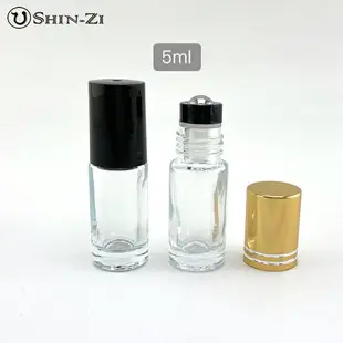 【新品】滿100元出貨 加厚玻璃滾珠瓶 升級二代滾珠頭 5ml 10ml 透明/茶色/磨砂瓶鋼珠頭金屬蓋走珠瓶 木紋蓋