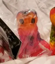 Y-MSF 5" HEDORAH Pink Chibi Style Vinyl Sofubi Hedora Hedra Godzilla US Seller