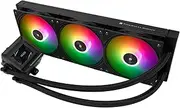 Thermalright FW SE 360 ARGB Black CPU Water Cooler,3 PWM Fans Water Cooling System,IPS LCD Screen with 320x240 Resolution,for AM4/AM5,Intel LGA1851/1700,Computer CPU Liquid Cooler for 2in IPS Display
