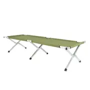 Portable Folding Camping Cot Army Green Carrying Bag Hiking Fishing Backpacking