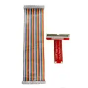 Raspberry Pi GPIO Breakout Kit with 40-Pin Cable and T-Adapter