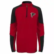 Outerstuff NFL Football Youth Boys Atlanta Falcons 1/4 Zip Performance Top