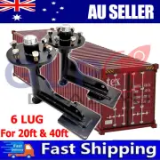 New upgrade 6x 5.5 Lug superior Shipping Container Wheels,Container mobile Kits