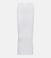 [Alaia] Alaïa Cutout technical midi skirt AU 14 white