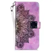 Magic 3D Bright Coloured Drawing Pattern Horizontal Flip PU Leather Case with Holder & Card Slots & Wallet & Photo Frame for Huawei P30 Pro(Half Mandala)