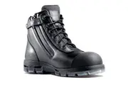 Redback Mens Cobar Oil Kip Zip Side Safety Work Boot USCBZS - Black