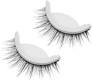 Beavorty Thick Natural Eyelashes Self-adhesive d False Lashes Enhance Eyes Attraction for Party