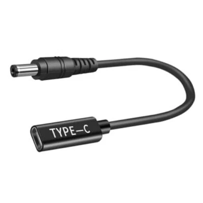 30cm USB C Male to 5.5x2.1mm Female DC Adapter Cable, USB C to 5.5x2.1mm