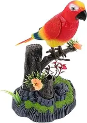 Abaodam Interactive Electric Bird for Realistic Simulation Bird Plaything with Sensor Technology Engaging Sounds for Home and School Environments