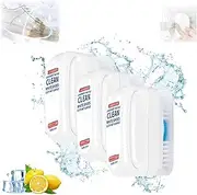 [Generic] Uniocean White Shoes Foam Decontamination Brush, 2 in 1 Shoe Brush with Soap Dispenser, Uniocean White Shoes Foam Cleaner, Press Foam Clean White Shoes Cleaner Brush No Need to Rinse (3pcs)