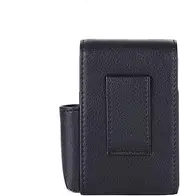 [Generic] Case - PU Leather Box Organiser | Portable Protective Storage Case with Holder for Men and Women, Unisex Accessories Organiser, Compact, Durable, Leather for Smokers and