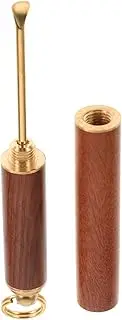 Vintage Ear Wax Removal Tool Portable Ear Scoop with Protective Lid for Cleaning Durable Metal Ear Wax Remover Kit for Home Travel and Office Use