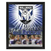 Canterbury Bulldogs The Mighty Bulldogs Poster Framed