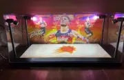 Devin Booker Custom 2-card PSA & BGS display case with LED lights - Suns
