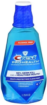Crest Pro-Health Multi CPC Antigingivitis/Antiplaque Oral Rinse Clean Mint 1000m