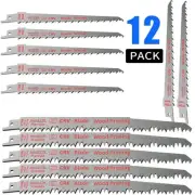 9-Inch 5-Pack and 6-Inch 7-Pack Wood Pruning Saw Blades for Reciprocating/Saw...