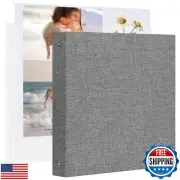 Remowith Large Scrapbook Album with 50 Sheets Plastic Sleeves and Scrap Book