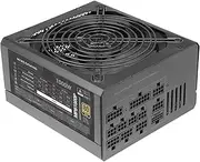 MARSGAMING MPB1000P, Modular ATX 3.1 Netzteil 1000W, 10 Years Warranty, 80Plus Gold, 140mm AI-RPM Fan, Japanese Capacitors, PCIe 5.1 and APFC Support, DC-DC and SMD Technology, Black