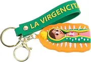 [TOVINANNA] Charming Cartoon Doll Keychain Lightweight Pvc Keyring Fashion Accessory