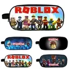 Kids Boy Girl Game Roblox Pencil Case Pen Stationary Organizer Pouch MakeUp Bag·