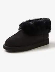 Rivers Slipper Syn Fur Sahara