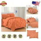 Luxury Softest 8-Piece Bed-in-a-Bag Set King/California King - Coral Pintuck