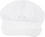 Anneome Adjustable Straw Beret Hat Women's Breathable Cap Summer Straw Woven Beach Cap Outdoor Sun Hat Random Color