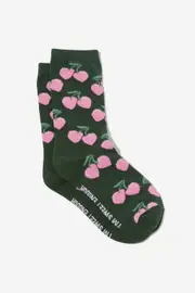 [Typo] Typo - Socks - Cherries sweet enough pink ydg SOLID CHERRIES SWEET ENOUGH PINK YDG