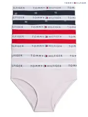 Tommy Hilfiger Pink Signature Essential Print Bikini Briefs 7 Pack (AD0107) | $91