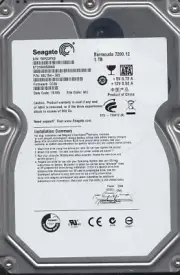 Seagate 1TB 3.5" Hard Drive ST31000528AS Barracuda 7200.12 7200RPM Sata HD2497