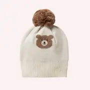 Organic Knitted Jacquard Hat - Beary Cute by Wilson and Frenchy | the memo