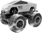 GoBang 1:16 Waterproof Monster Truck Pickup Toys RC Cars Amphibious Remote Co...