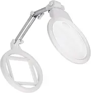 Led Magnifying Lamp with Stand High Brightness Folding Magnifier with Light for Hands Use for Reading Sewing Jewelry Making