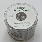 Dept 56 Village Snow Fence Accessory White Picketed Fencing #52657 NOS