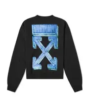 Arrowhead printed sweater S Black