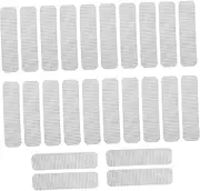 Gadpiparty 25Pcs Self Adhesive Window Mesh Repair Patches Durable Fly Screen for Screens Doors and Tents Easy to Cut and Apply Tear Resistant Insect Barrier