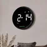 跑秒LED電子鐘掛牆數顯家用數位時鐘客廳簡約裝潢炫彩靈動萬年曆
