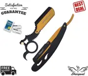 BARBER CLEAN CUT THROAT SHAVING RAZOR RASOIRS RASIERMESSER SHAVER & BLADES