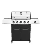 Expert Grill 5 Burner Propane Gas BBQ Grill Barbecue Grill With Side Burner