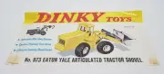 Dinky Toys 973, Eaton Articulated Tractor Shop Display Sign, Excellent Nr Mint.