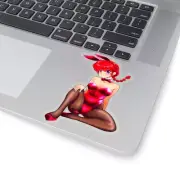 Waifu Red Ranma Hentai Ecchi Ranma 1/2 90s Anime Kiss-Cut Sticker Decal Manga