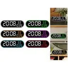 Digital Wall Clock Control Large LED Display Silent Kids Adults Temperature Gift