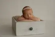 Old Drawer Crate Newborn Photo Prop Vintage Style Wood Box