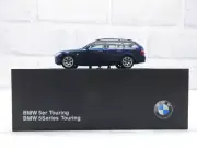 Diecast Car 1 43 BMW 5 Series 5er Touring Blue Dealer Model Car