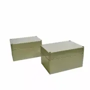 2x 200*120*113mm Weatherproof Plastic Enclosure Case Power Junction Box IP65