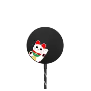 Magnetic Wireless Charger Waving Lucky Cat
